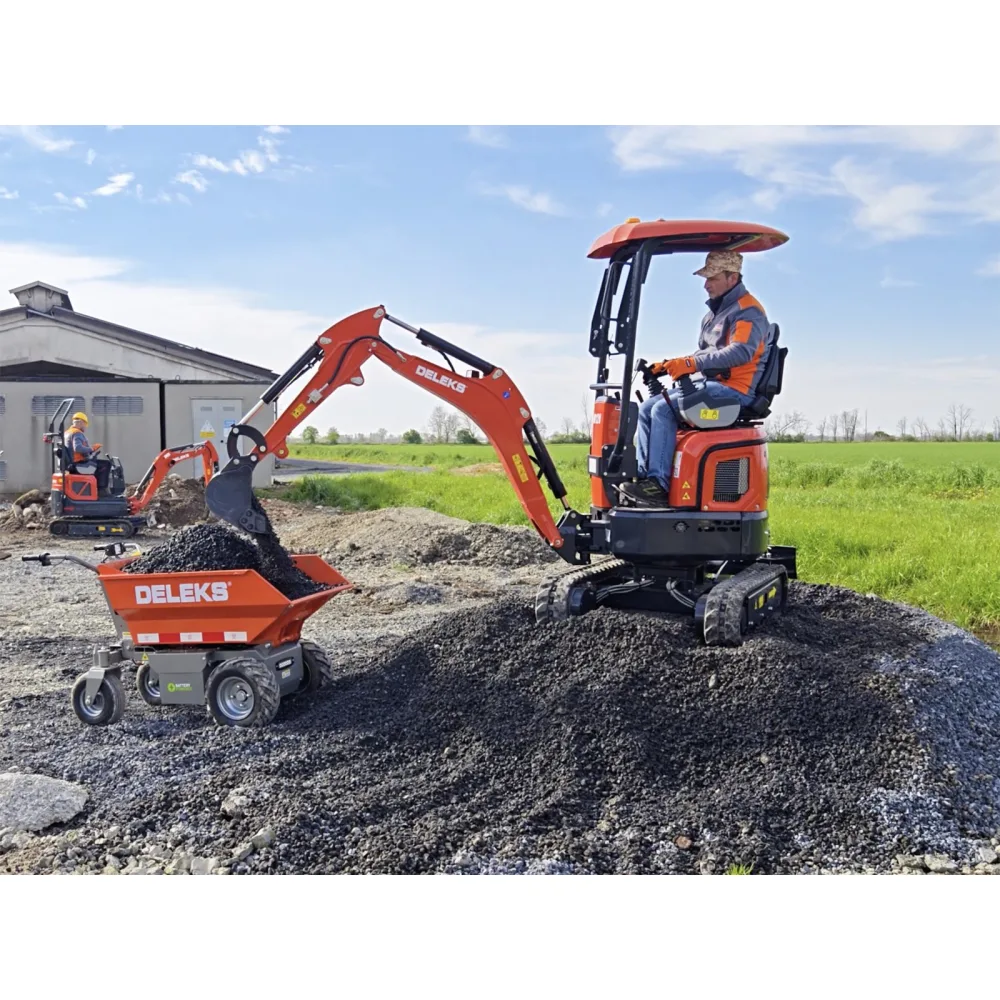 Mini bager DELEKS M120 – 1,2 t, dizelski motor Yanmar — slika 11 od 15