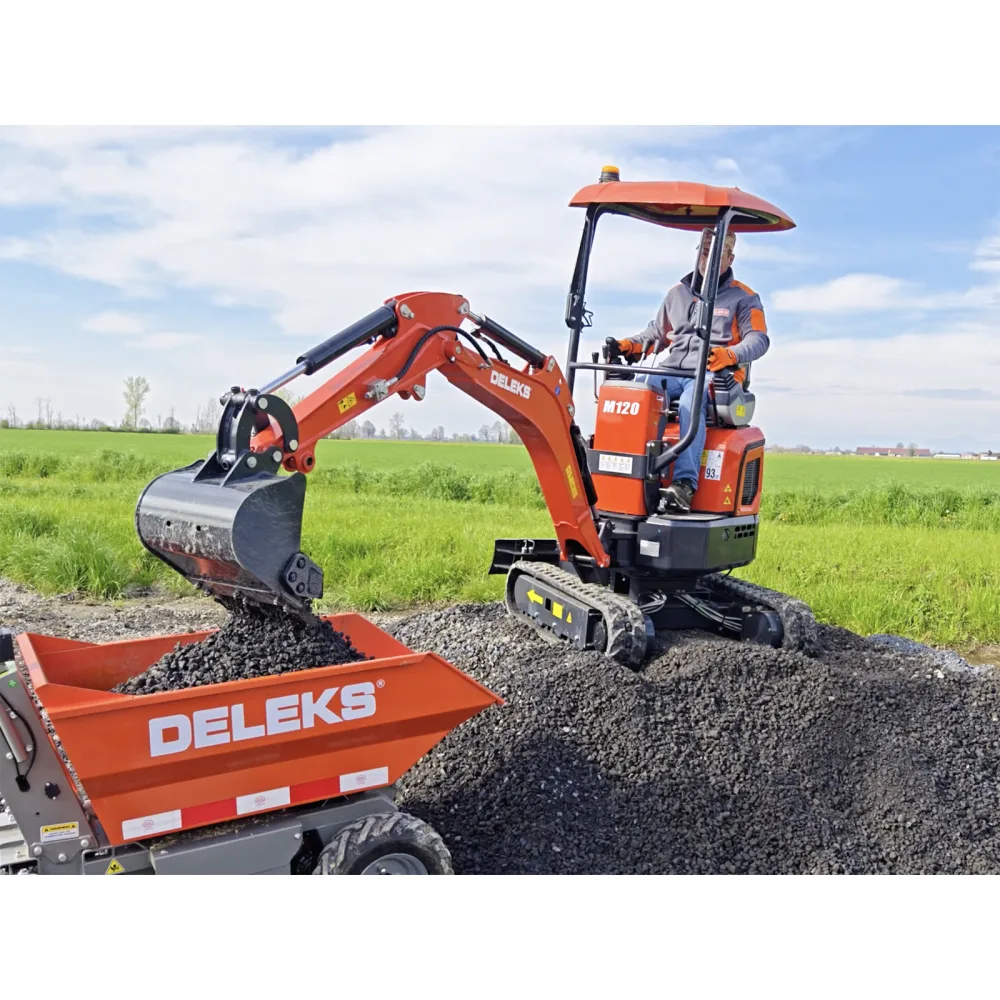 Mini bager DELEKS M120 – 1,2 t, dizelski motor Yanmar — slika 3 od 15