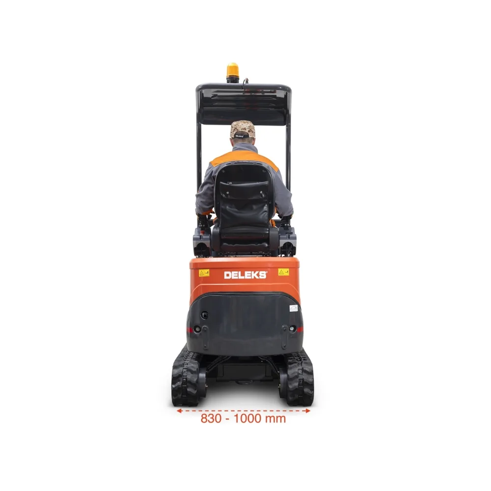 Mini bager DELEKS S120 – 1,2 t, dizelski motor Kubota — slika 6 od 15