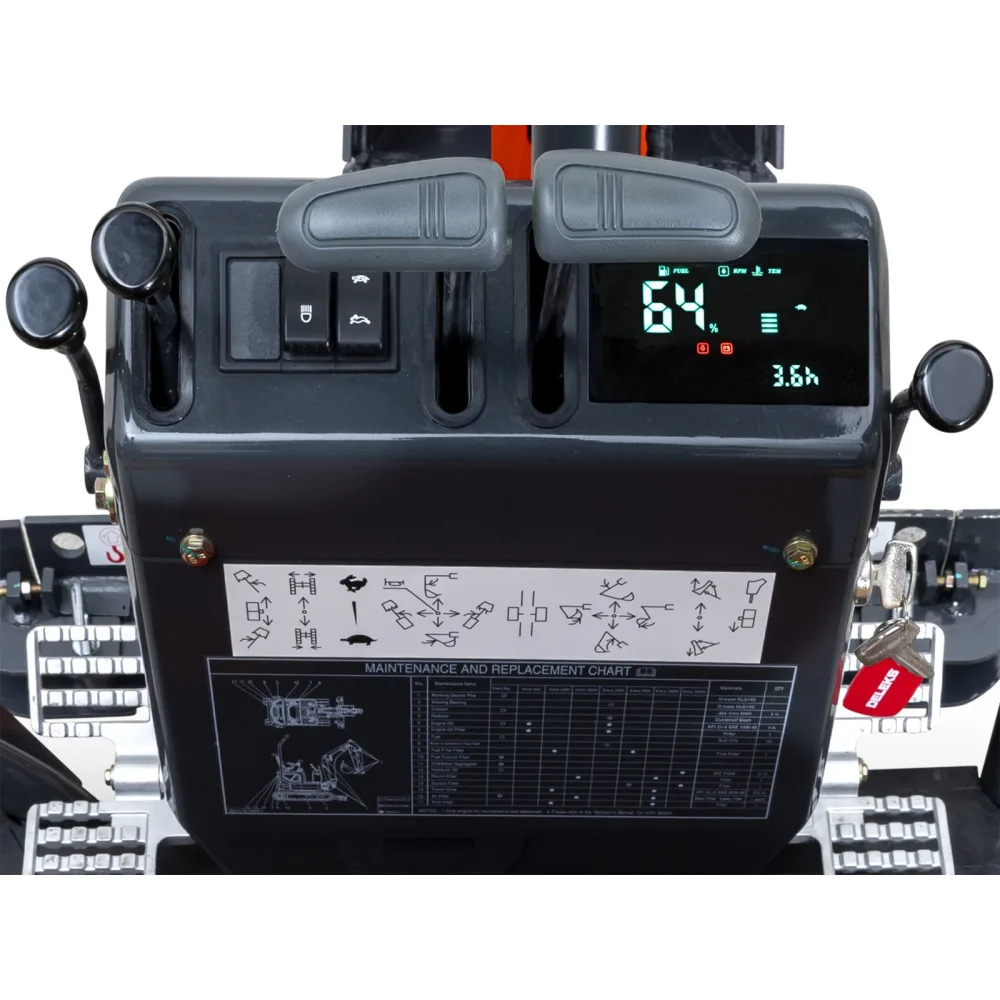 Mini bager DELEKS S120 – 1,2 t, dizelski motor Kubota — slika 8 od 15