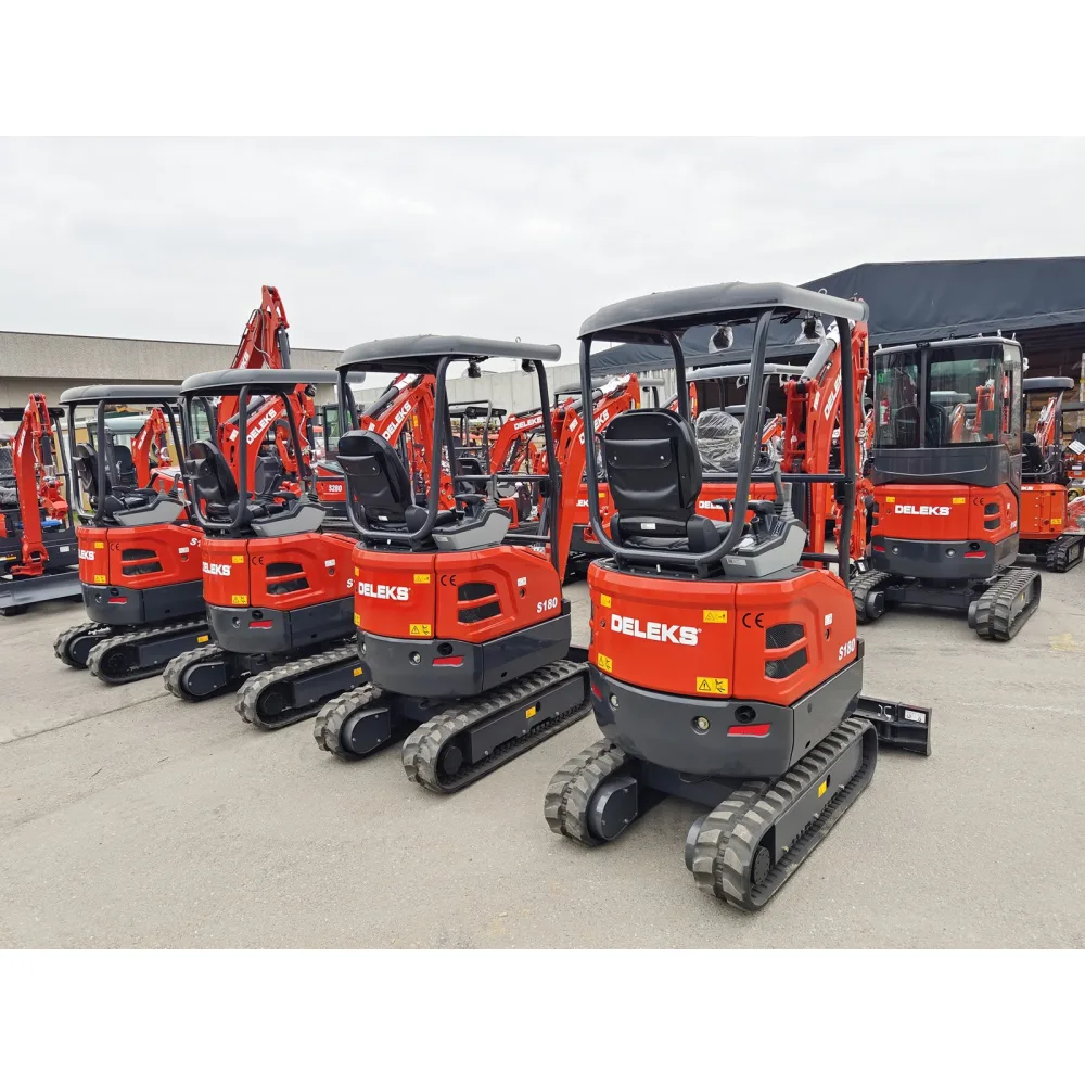 Mini bager DELEKS S180 – 1,8 t, dizelski motor Kubota, kompaktni stražnji dio (zero tail) — slika 5 od 15