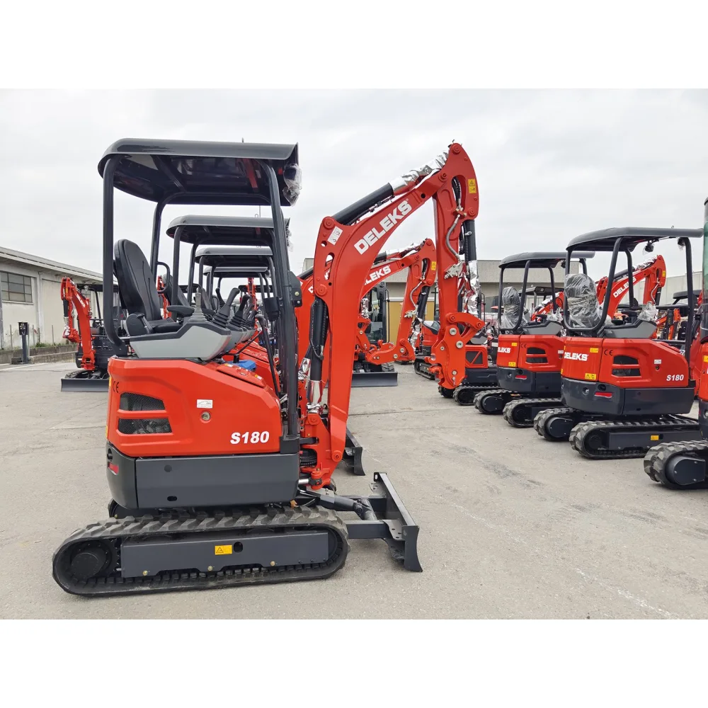 Mini bager DELEKS S180 – 1,8 t, dizelski motor Kubota, kompaktni stražnji dio (zero tail) — slika 9 od 15