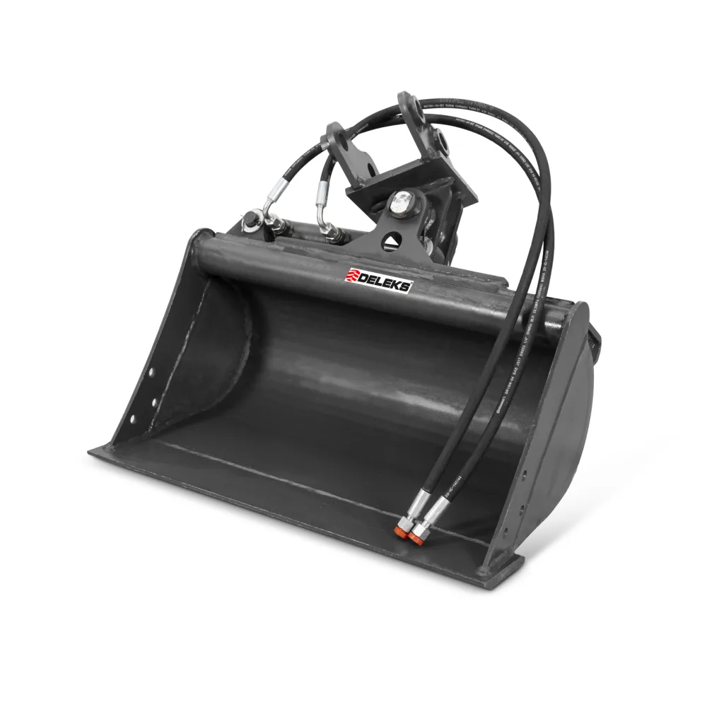 Nagibna planirna žlica za mini bager DELEKS M100B800TILT – 80 cm