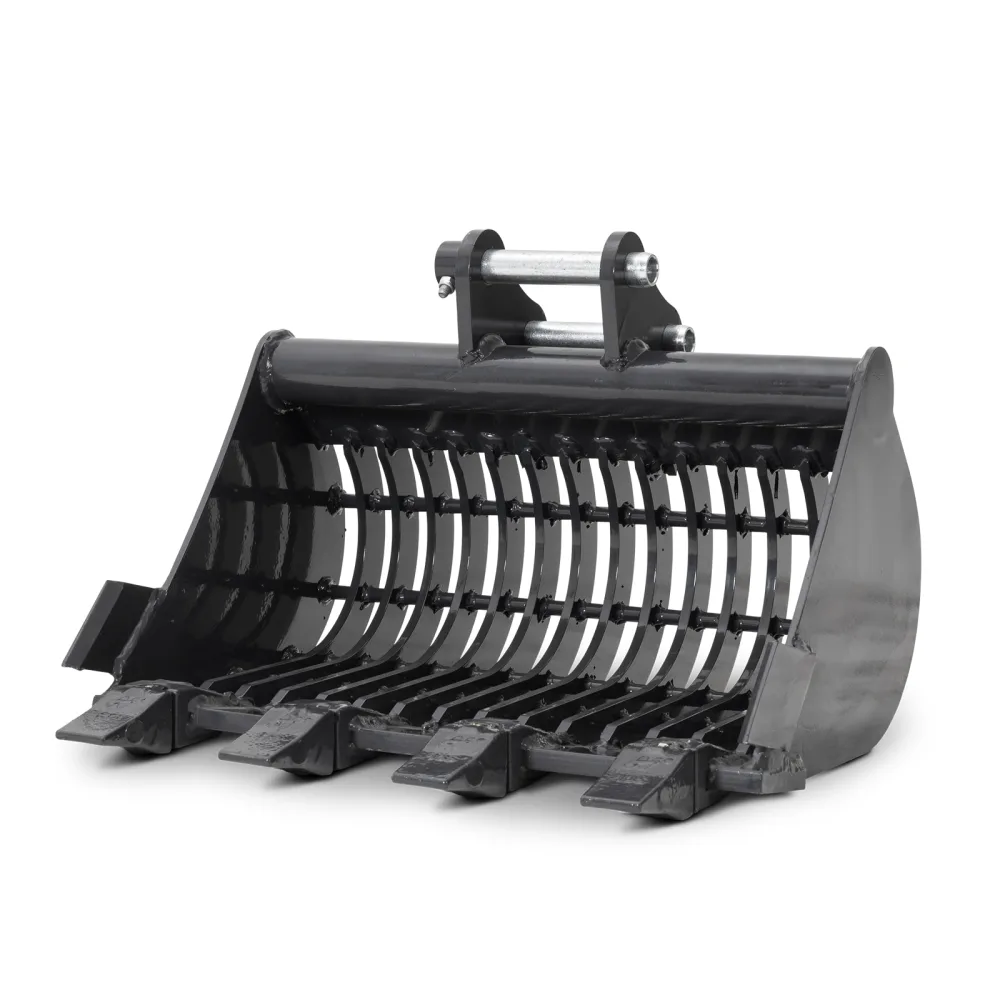 Grabljasta žlica za kamen za mini bager DELEKS S100B500ST – 50 cm