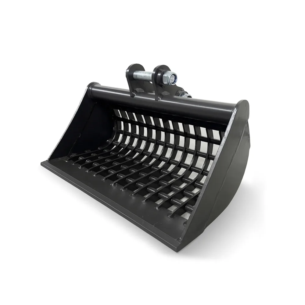 Grabljasta žlica za kamen za mini bager DELEKS M100B600ST – 60 cm (za M80/M90/M100)