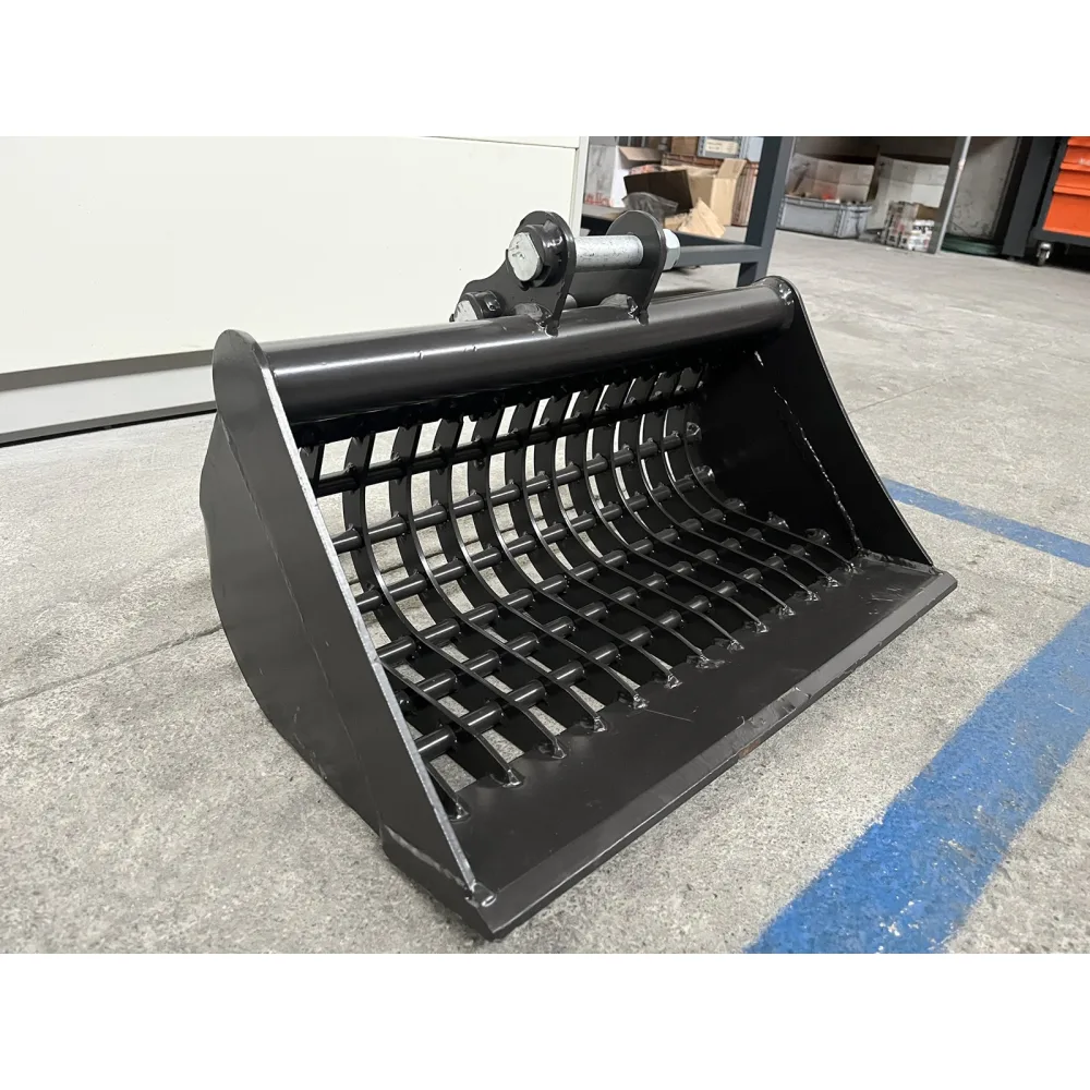 Grabljasta žlica za kamen za mini bager DELEKS M100B600ST – 60 cm (za M80/M90/M100) — slika 5 od 8