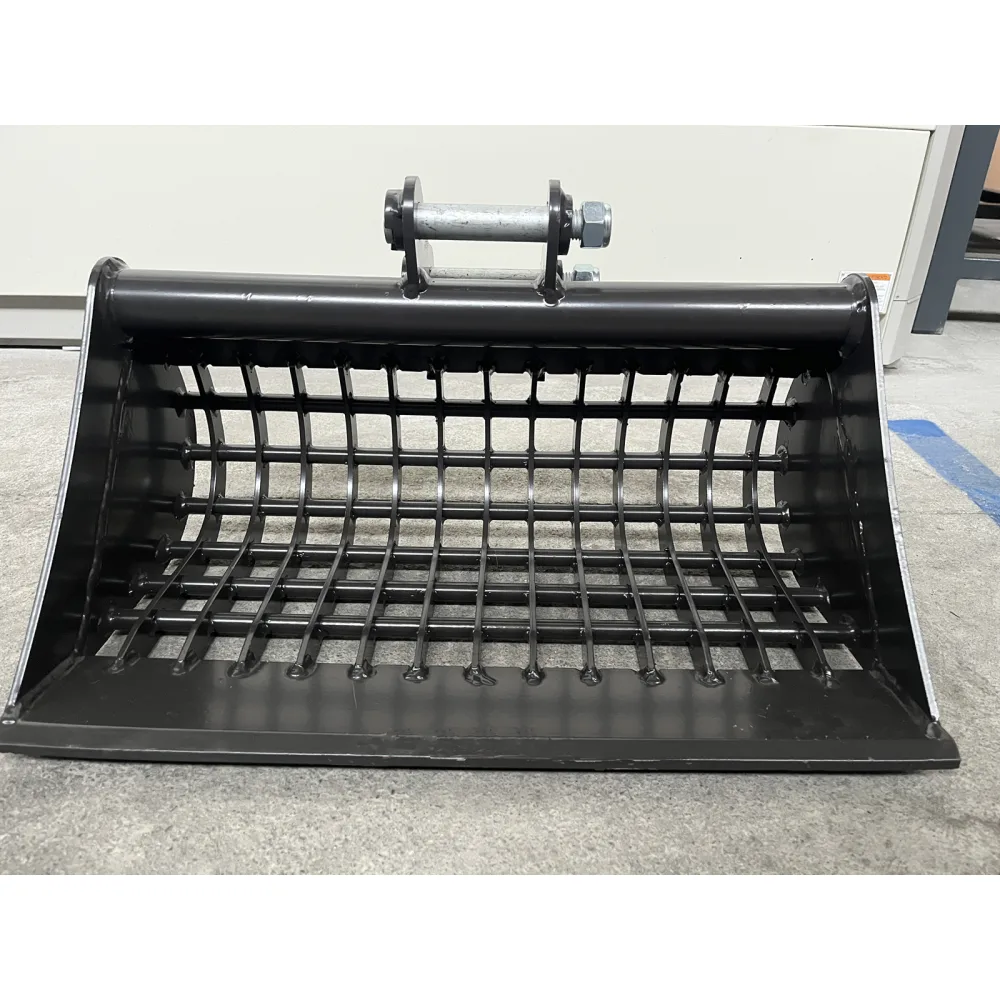 Grabljasta žlica za kamen za mini bager DELEKS M100B600ST – 60 cm (za M80/M90/M100) — slika 3 od 8