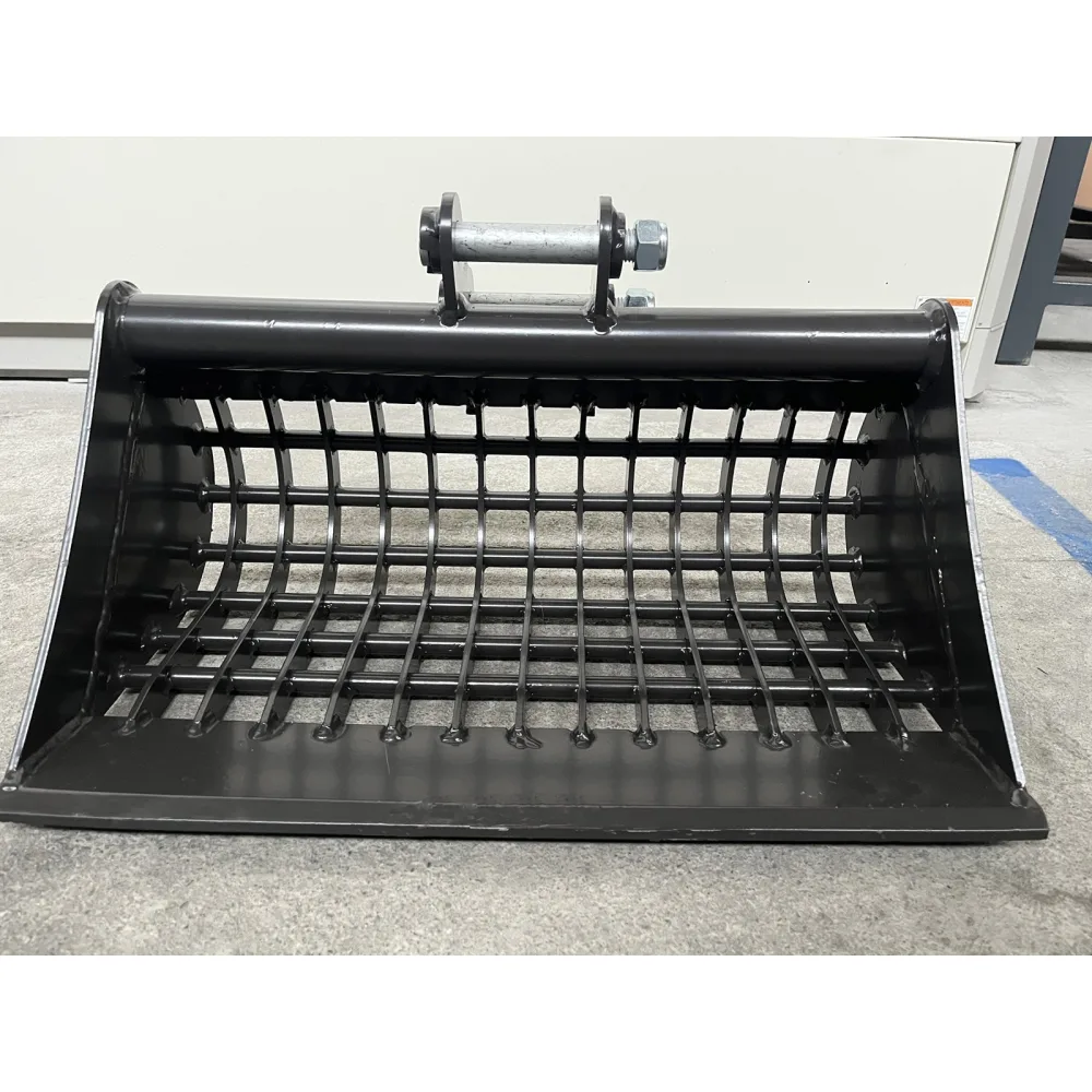 Grabljasta žlica za kamen za mini bager DELEKS M100B600ST – 60 cm (za M80/M90/M100) — slika 4 od 8
