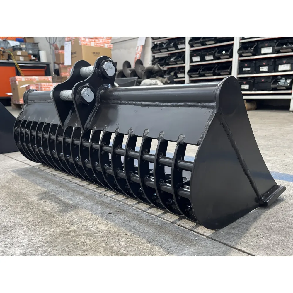 Grabljasta žlica za kamen za mini bager DELEKS M100B800ST – 80 cm (za M80/M90/M100) — slika 5 od 11