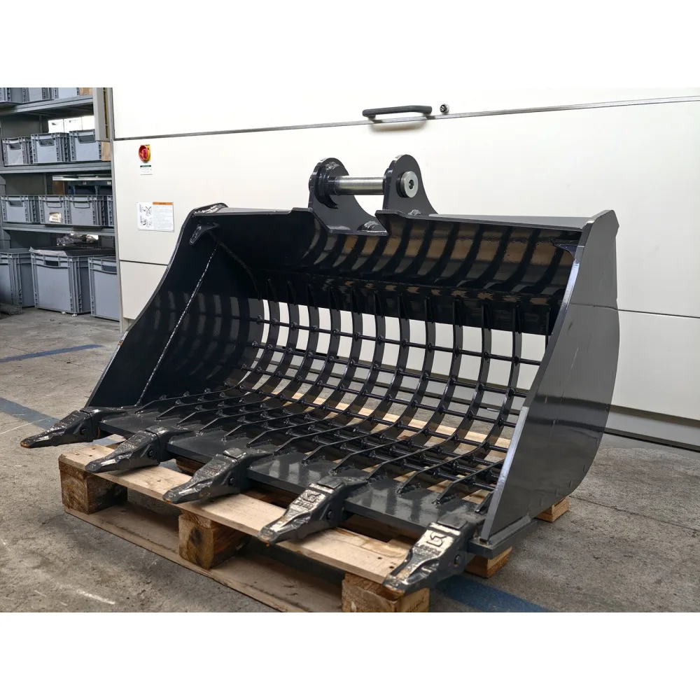 Grabljasta žlica za kamen za mini bager DELEKS S380B1000ST – 100 cm (za S380) — slika 8 od 13