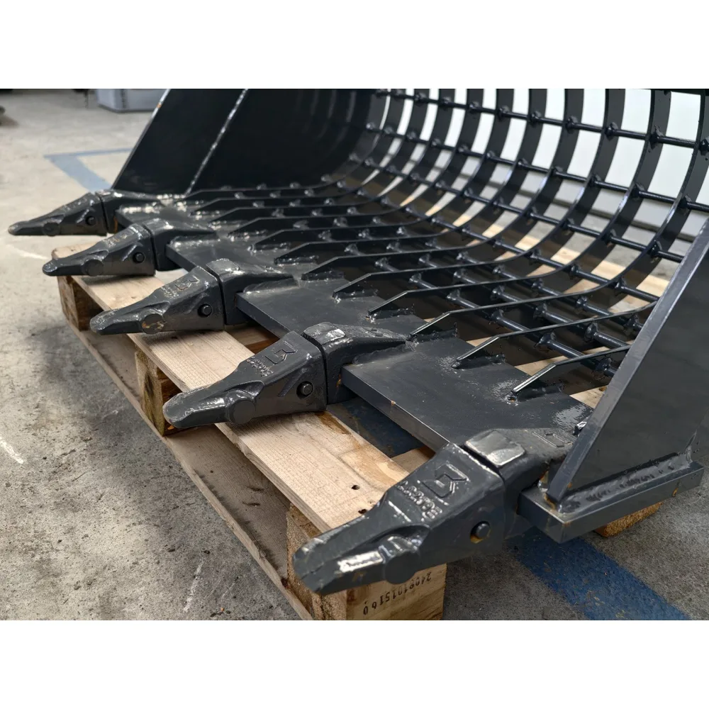 Grabljasta žlica za kamen za mini bager DELEKS S380B1000ST – 100 cm (za S380) — slika 11 od 13