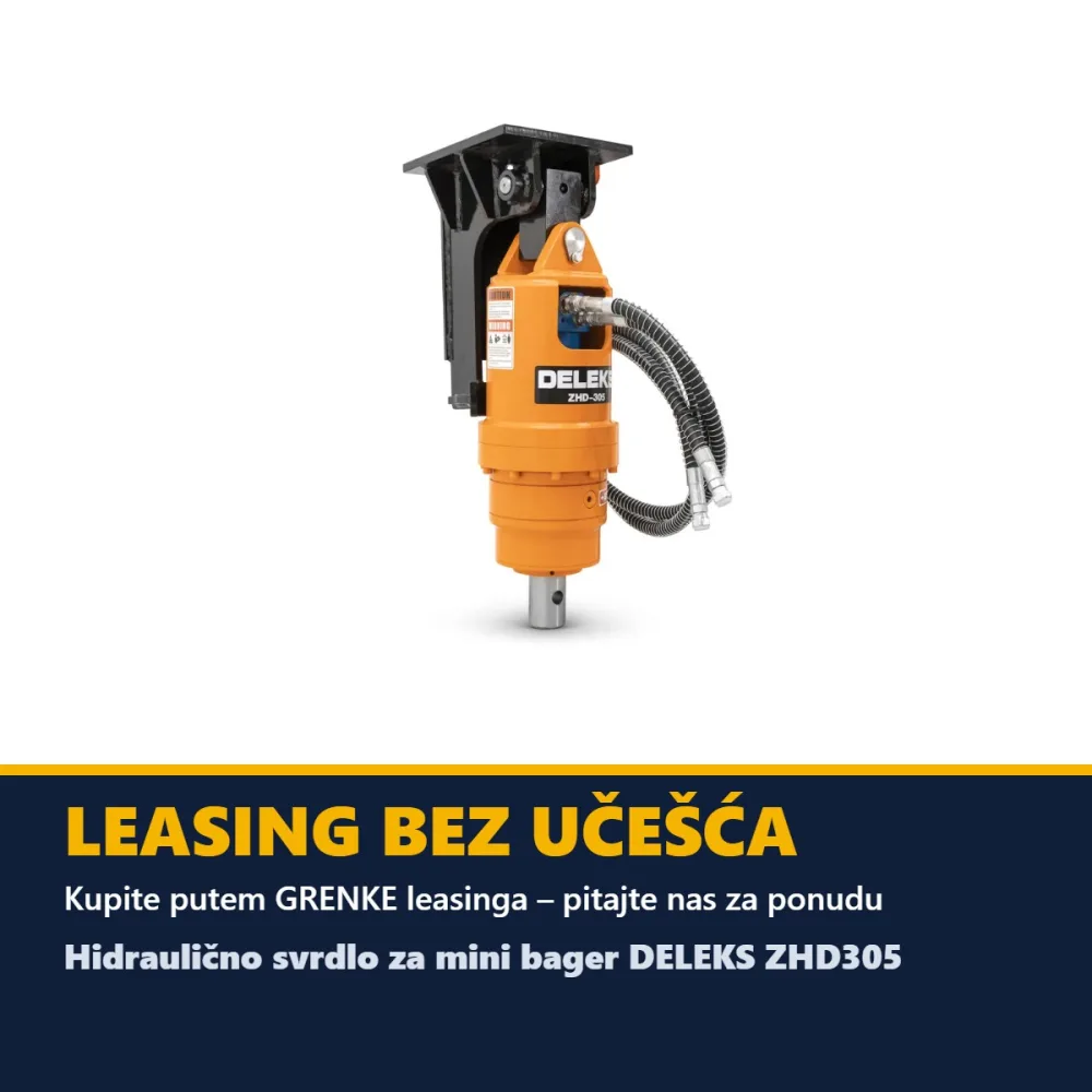 Hidraulično svrdlo za mini bager DELEKS ZHD305 — slika 4 od 15