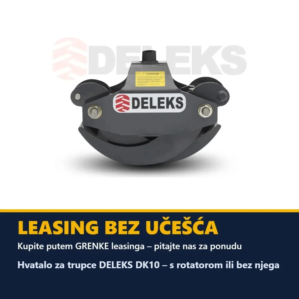 Hvatalo za trupce DELEKS DK10 – s rotatorom ili bez njega — slika 7 od 15