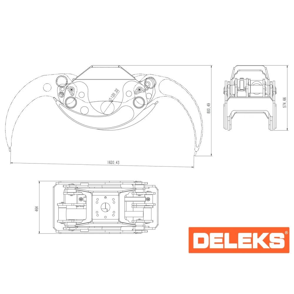 Hvatalo za trupce DELEKS DK18 — slika 3 od 14