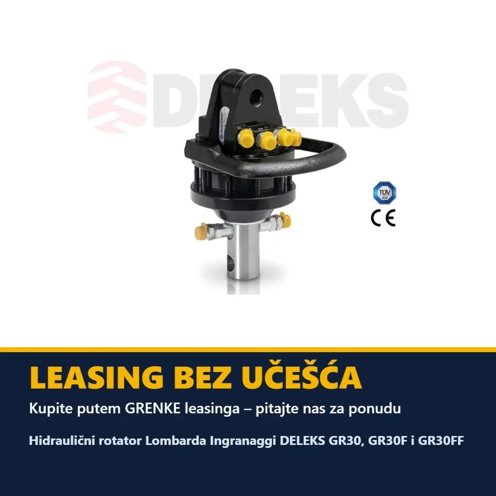 Hidraulični rotator Lombarda Ingranaggi DELEKS GR30, GR30F i GR30FF — slika 10 od 15