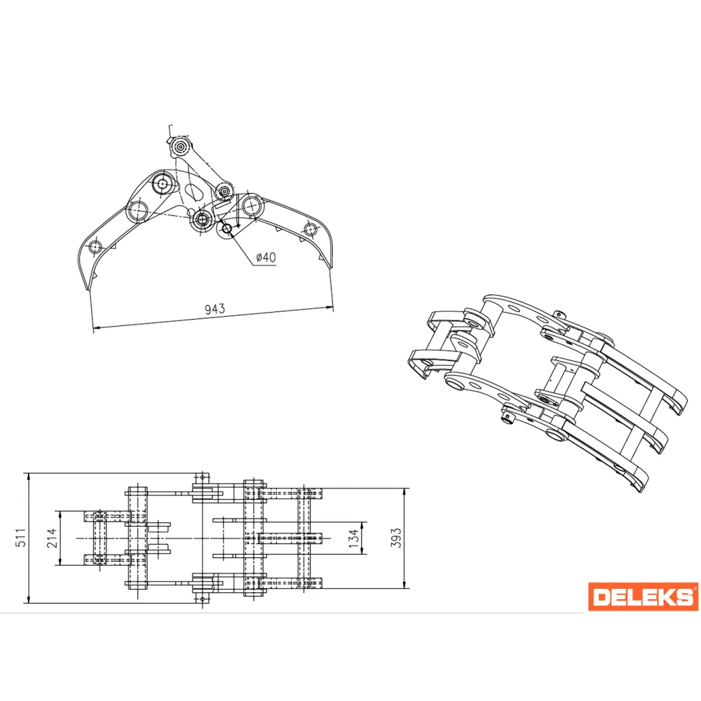 Hvatalo za trupce DELEKS S380GRAPPLE (za S380) — slika 2 od 15