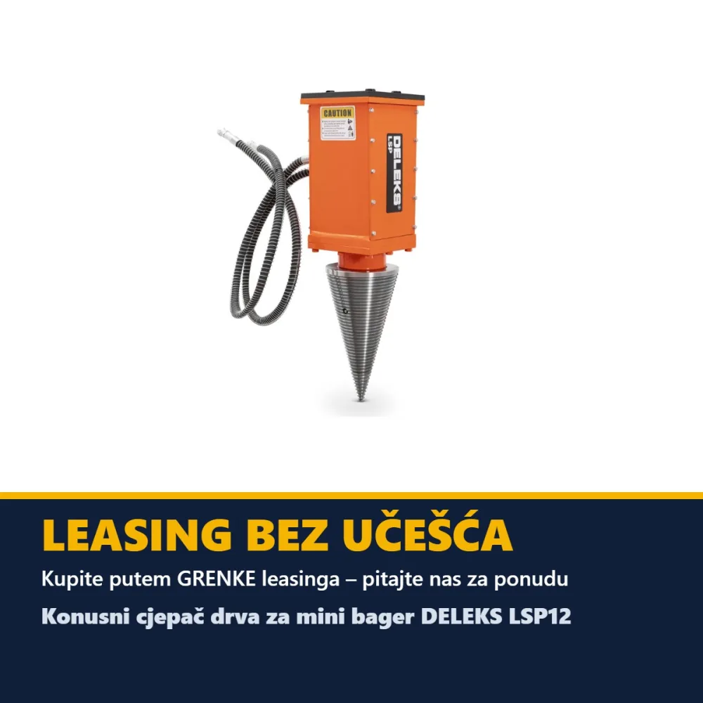 Konusni cjepač drva za mini bager DELEKS LSP12 — slika 4 od 15