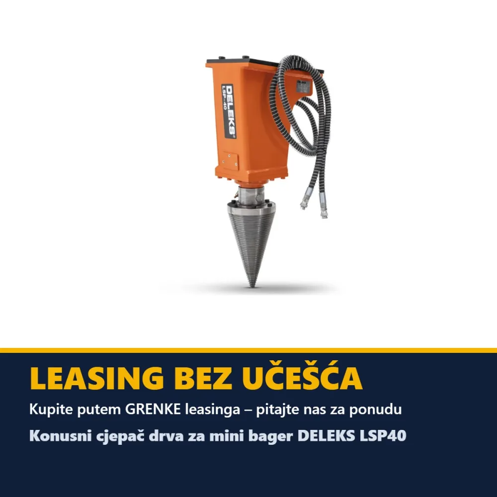 Konusni cjepač drva za mini bager DELEKS LSP40 — slika 4 od 15