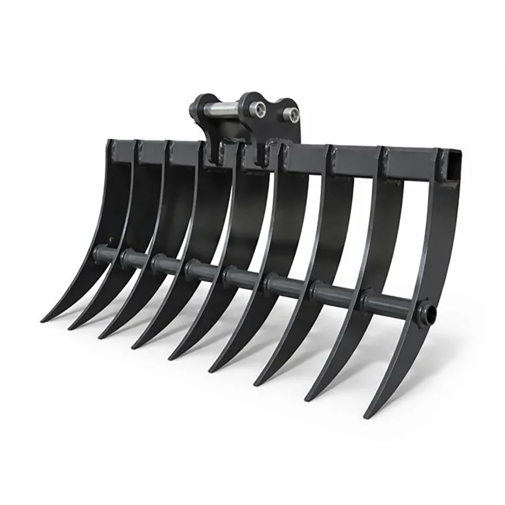 Žlica s riperskim zubima za mini bager DELEKS S100RAKE80 – 80 cm