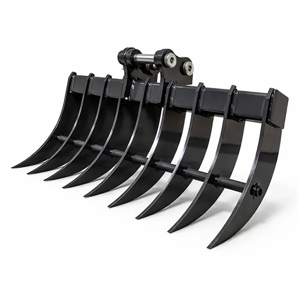 Žlica s riperskim zubima za mini bager DELEKS S180RAKE – 100 cm