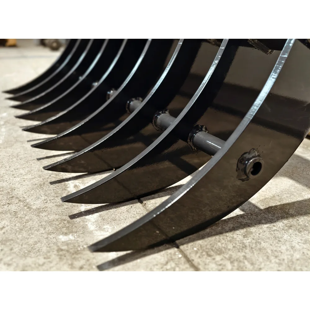 Žlica s riperskim zubima za mini bager DELEKS S180RAKE – 100 cm — slika 3 od 9