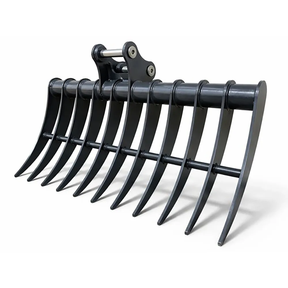 Žlica s riperskim zubima za mini bager DELEKS S280RAKE – 120 cm