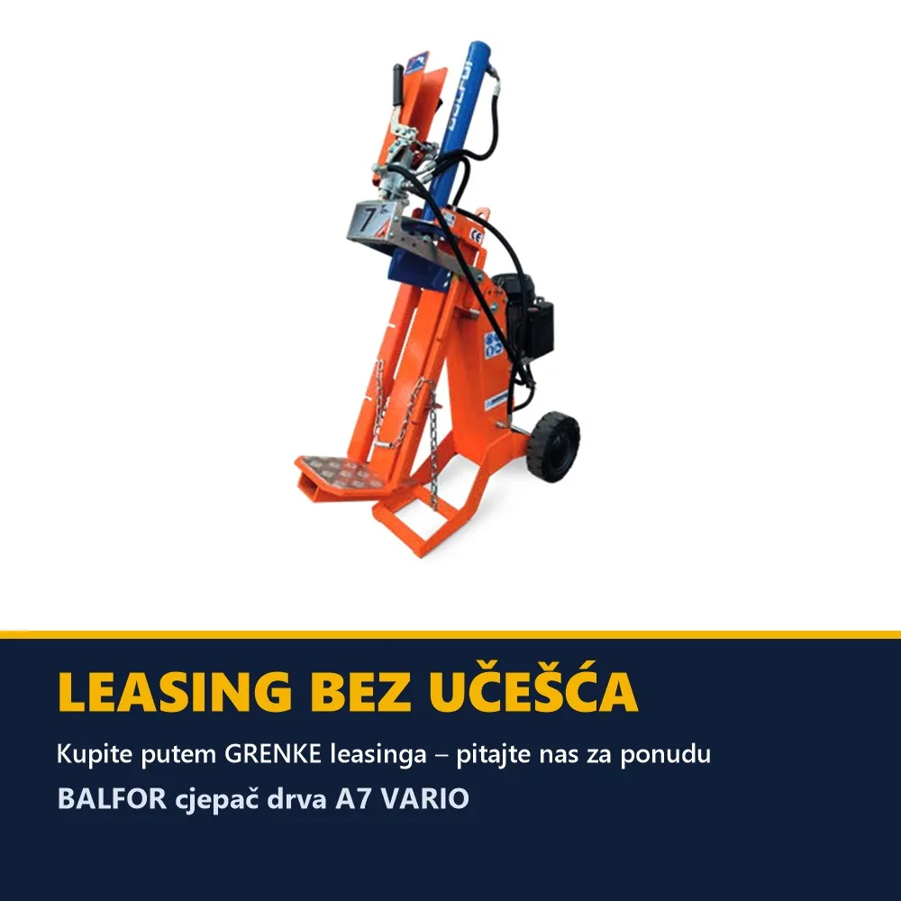 BALFOR cjepač drva A7 VARIO — 7 t, 220 V i 380 V — slika 3 od 3