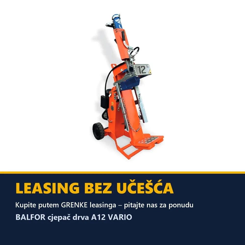 BALFOR cjepač drva A12 VARIO — 12 t, dvostruka pumpa — slika 3 od 3