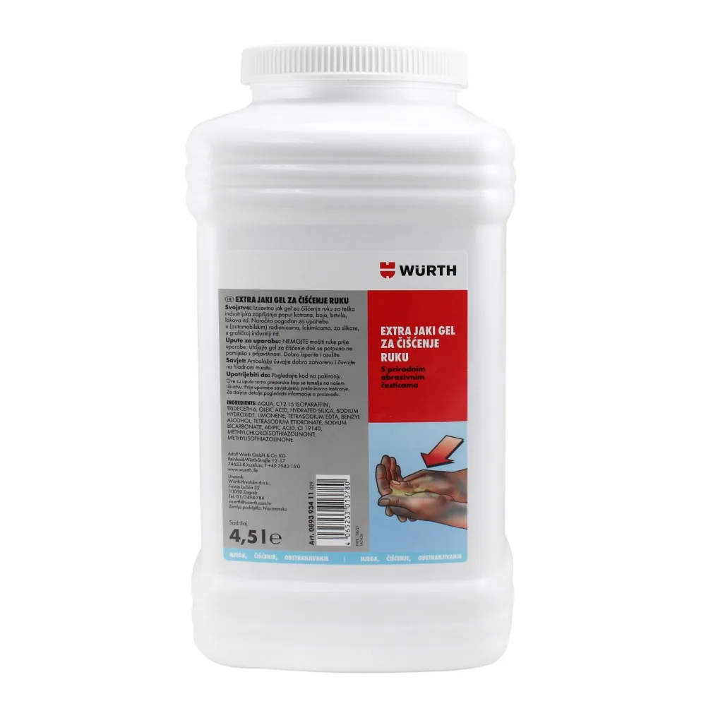 Würth gel za ruke natur-4,5l