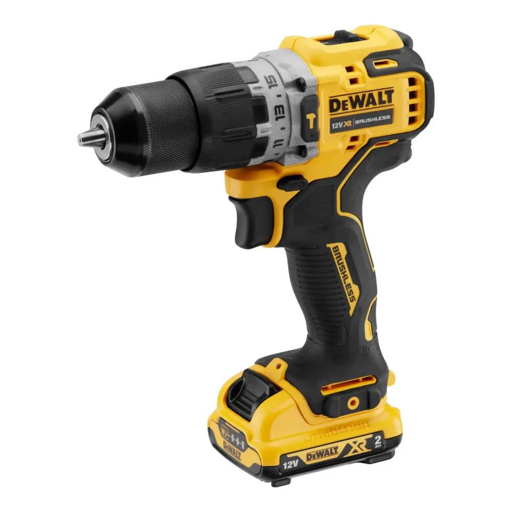 DeWalt aku udarna bušilica-odvijač DCD706D2 12 V XR — 57,5 Nm, 2 × 2,0 Ah