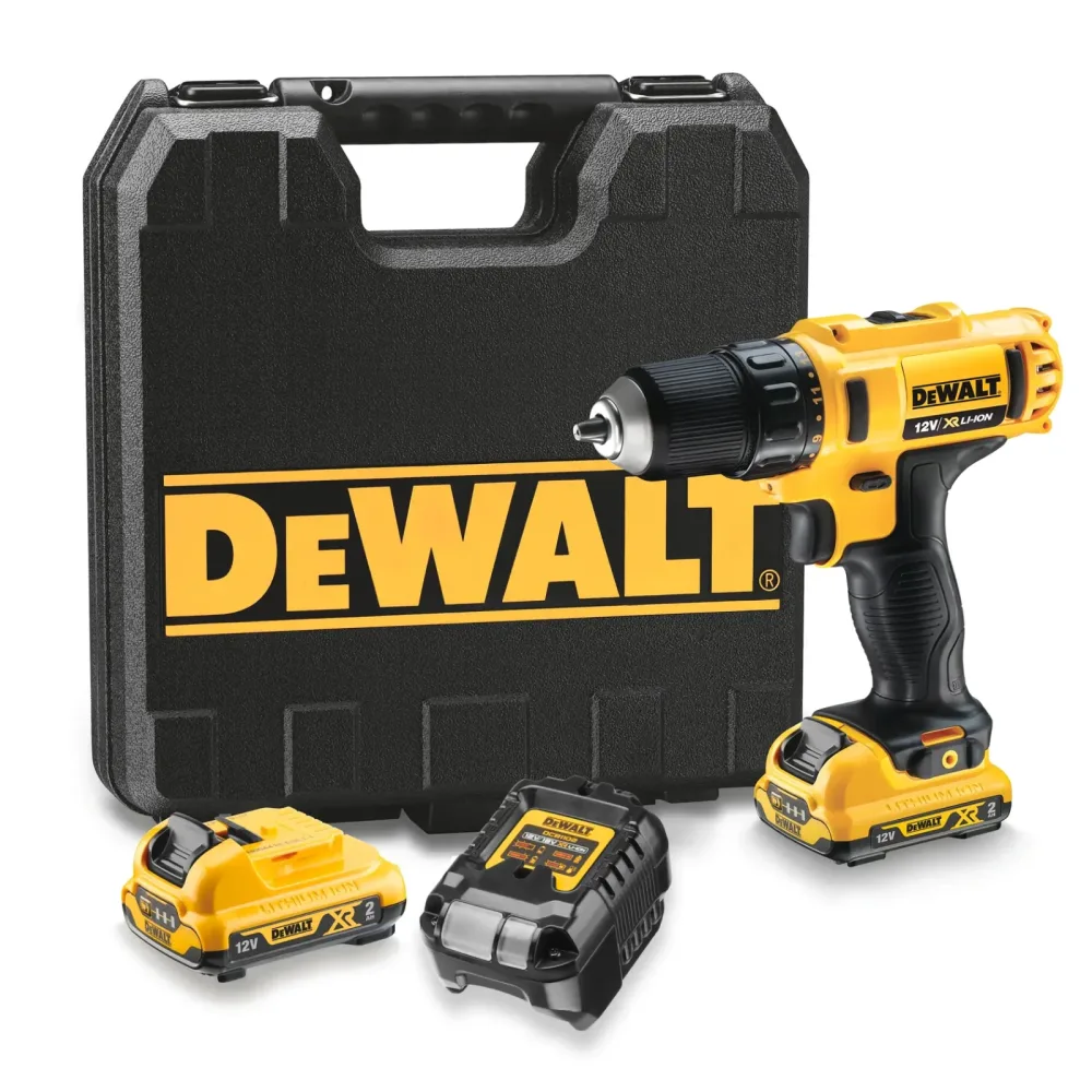 DeWalt aku bušilica-odvijač DCD710D2 12 V XR — 24 Nm, 2 × 2,0 Ah