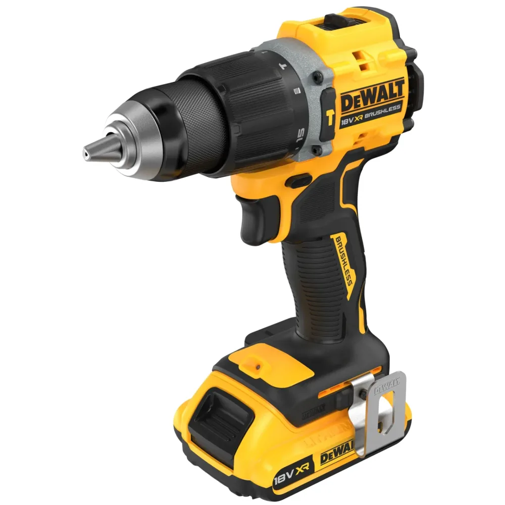 DeWalt aku udarna bušilica-odvijač DCD799D2T 18 V XR — 74 Nm, 2 × 2,0 Ah, TSTAK — slika 3 od 6