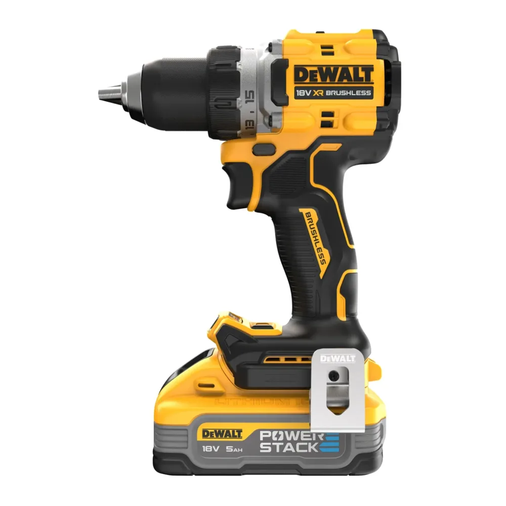 DeWalt aku bušilica-odvijač DCD800H2T 18 V XR — 90 Nm, 2 × 5,0 Ah POWERSTACK, TSTAK — slika 2 od 6