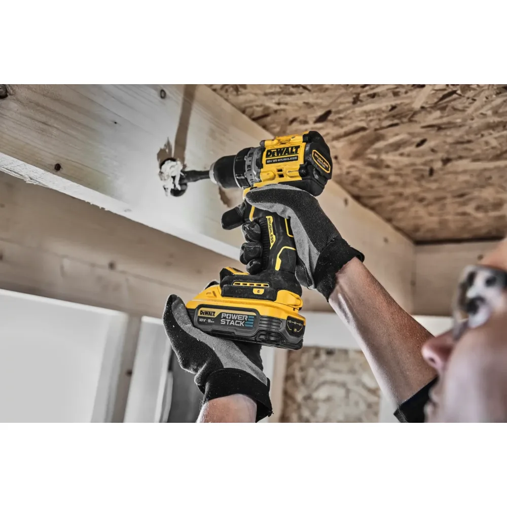 DeWalt aku bušilica-odvijač DCD800H2T 18 V XR — 90 Nm, 2 × 5,0 Ah POWERSTACK, TSTAK — slika 5 od 6