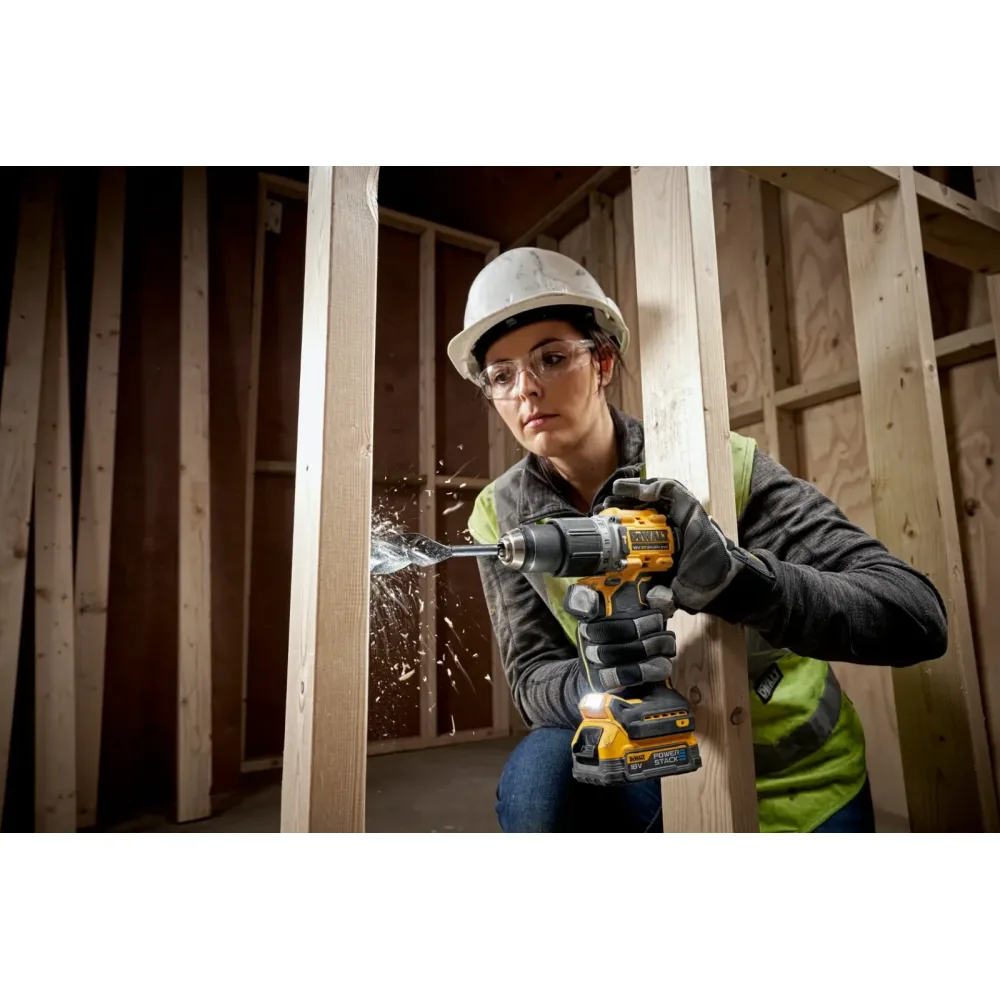 DeWalt aku udarna bušilica-odvijač DCD805E1T 18 V XR — 90 Nm, 1 × 1,7 Ah POWERSTACK, TSTAK — slika 5 od 7