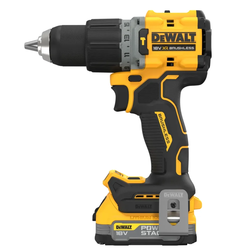DeWalt aku udarna bušilica-odvijač DCD805E1T 18 V XR — 90 Nm, 1 × 1,7 Ah POWERSTACK, TSTAK — slika 2 od 7