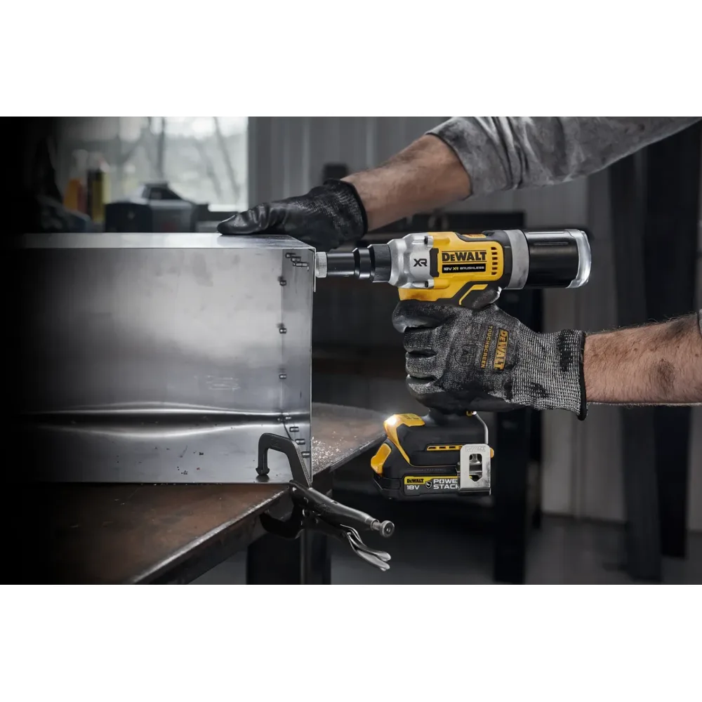 DeWalt aku pištolj za zakovice DCF414NT 18 V XR — 4,8–6,4 mm, bez baterije, TSTAK — slika 5 od 9