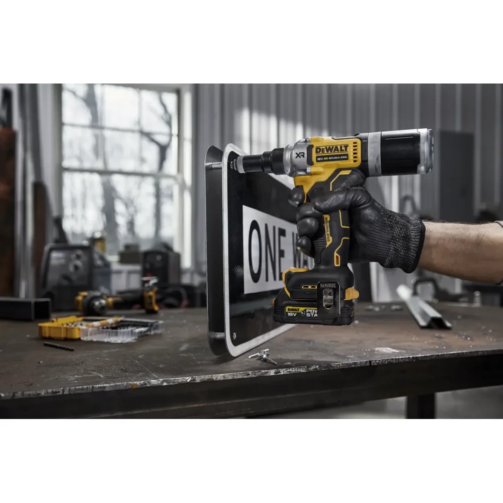 DeWalt aku pištolj za zakovice DCF414NT 18 V XR — 4,8–6,4 mm, bez baterije, TSTAK — slika 6 od 9