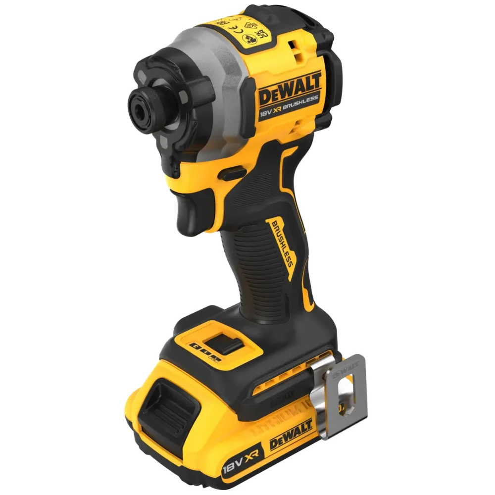 DeWalt aku udarni odvijač DCF850D2T 18 V XR — 1/4", 205 Nm, 2 × 2,0 Ah, TSTAK — slika 3 od 3