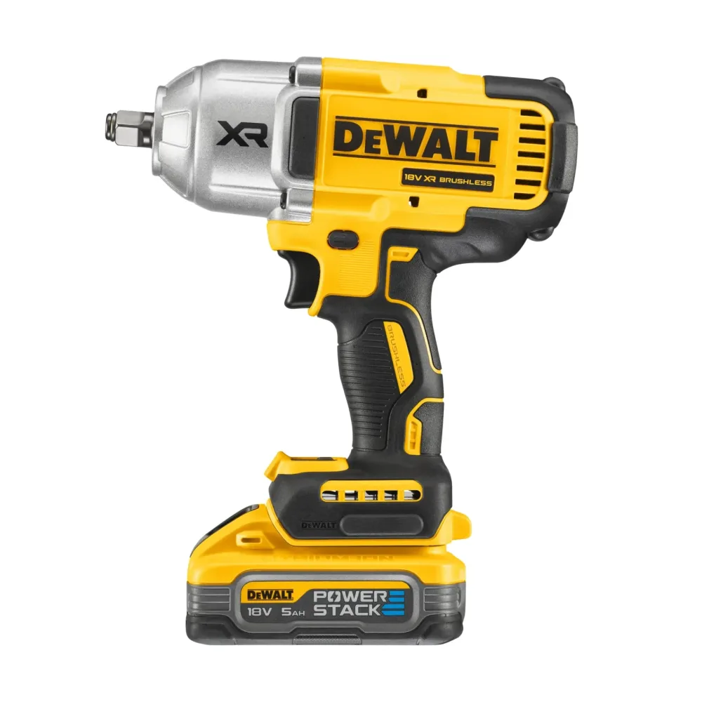 DeWalt aku udarni ključ DCF900H2T 18 V XR — 1/2", 1898 Nm, 2 × 5,0 Ah POWERSTACK, TSTAK — slika 2 od 7