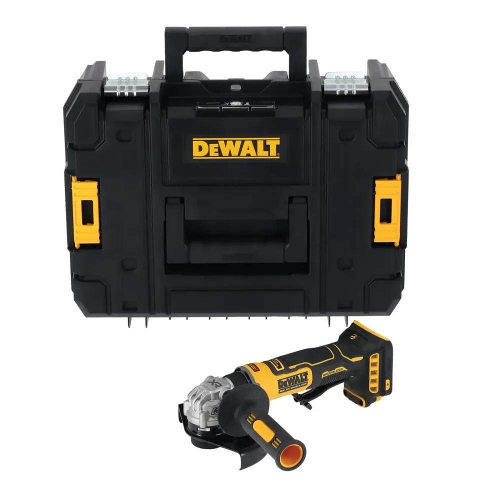 DeWalt aku kutna brusilica DCG404S2T 18 V XR — 125 mm, 2 × 3,5 Ah POWERSTACK, TSTAK