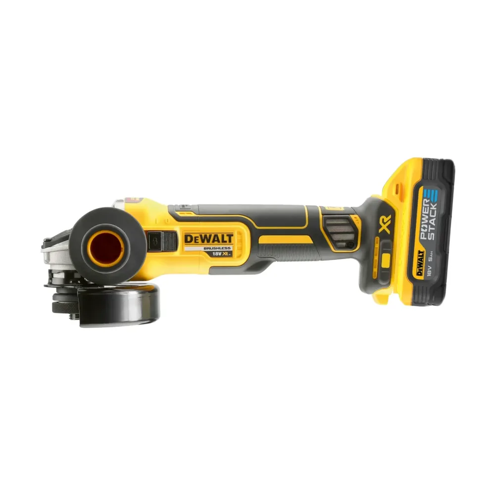 DeWalt aku kutna brusilica DCG405H2T 18 V XR — 125 mm, 2 × 5,0 Ah POWERSTACK, TSTAK