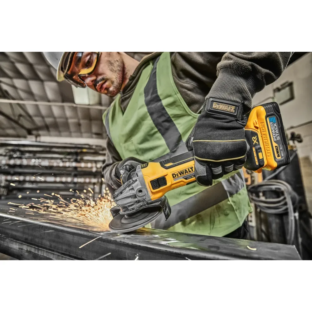 DeWalt aku kutna brusilica DCG405H2T 18 V XR — 125 mm, 2 × 5,0 Ah POWERSTACK, TSTAK — slika 2 od 6