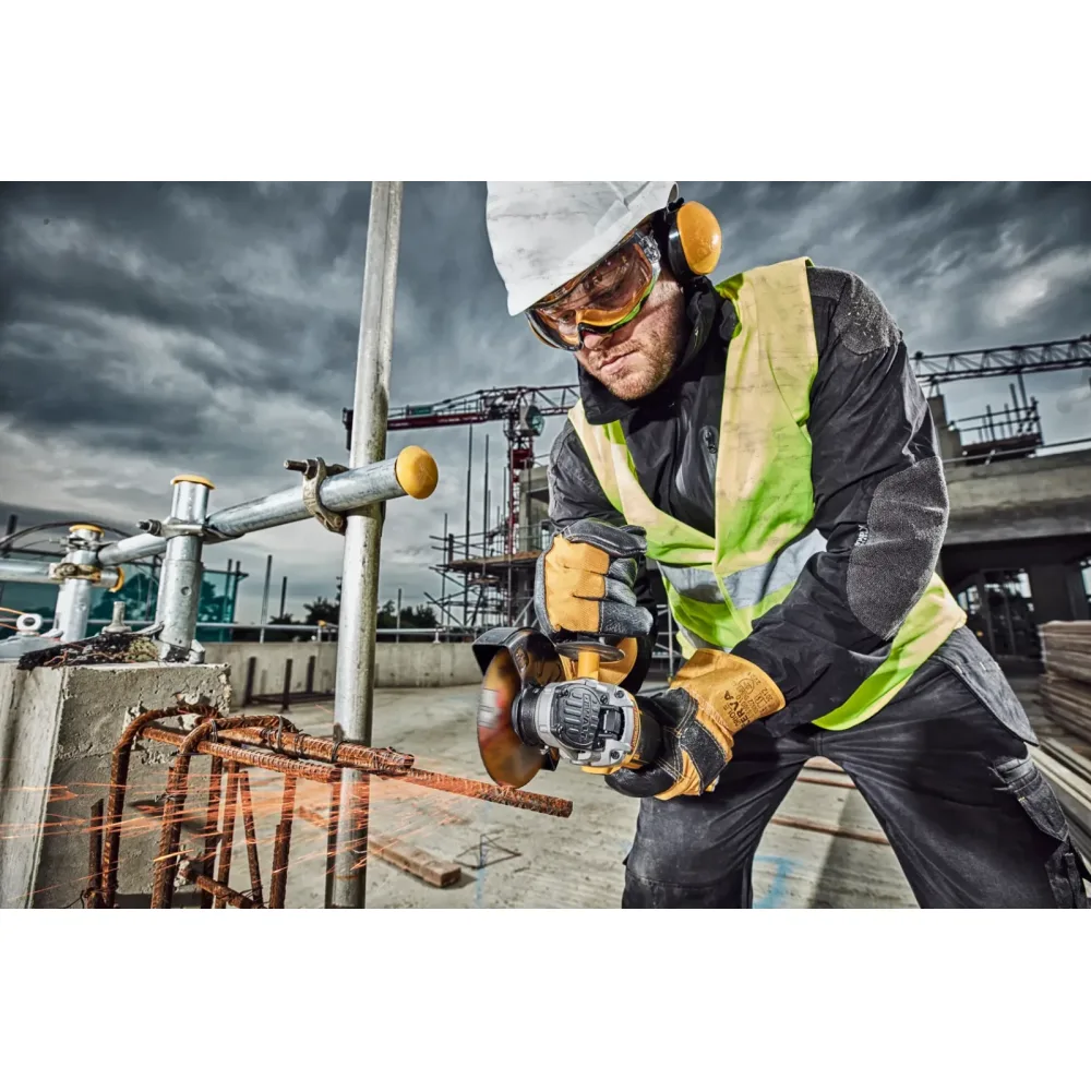 DeWalt aku kutna brusilica DCG406N 18 V XR — 125 mm, lopatičasti prekidač, bez baterije — slika 6 od 7