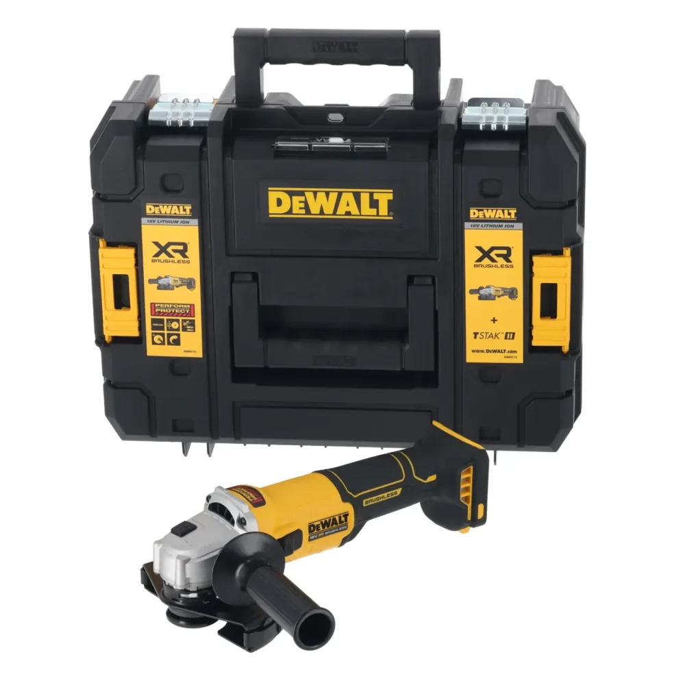 DeWalt aku kutna brusilica DCG407N 18 V XR — 125 mm, klizni prekidač, bez baterije