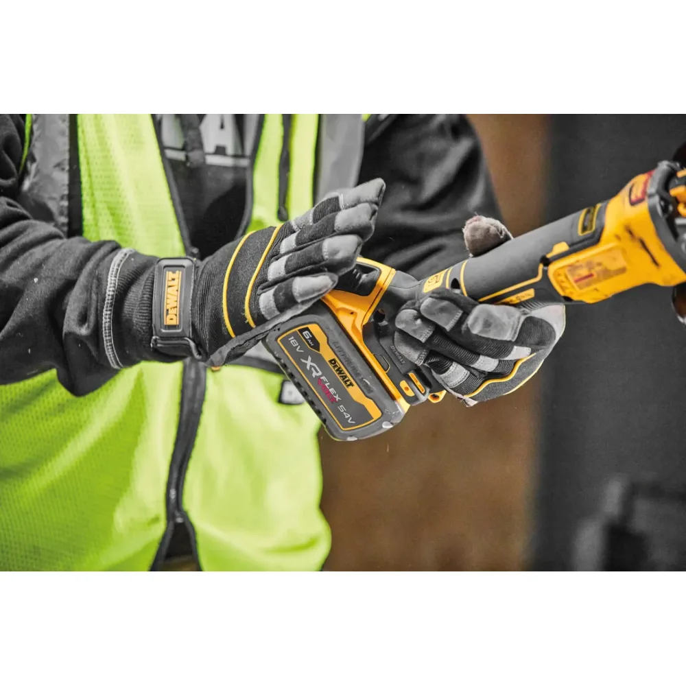 DeWalt aku kutna brusilica DCG409T1 18 V XR ADVANTAGE — 125 mm, 1 × 6,0 Ah FLEXVOLT — slika 6 od 7