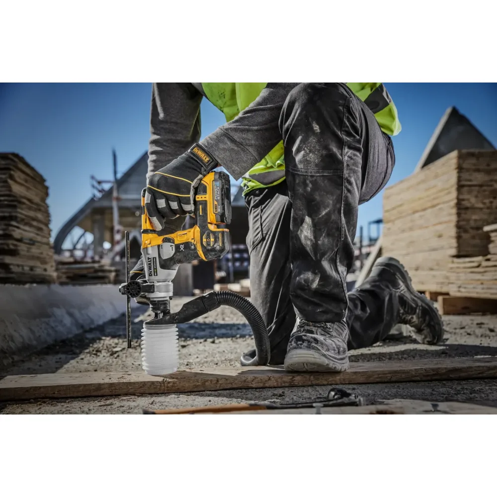 DeWalt aku čekić SDS-plus DCH172E2T 18 V XR — 1,4 J, 16 mm, 2 × 1,7 Ah POWERSTACK, TSTAK — slika 4 od 5
