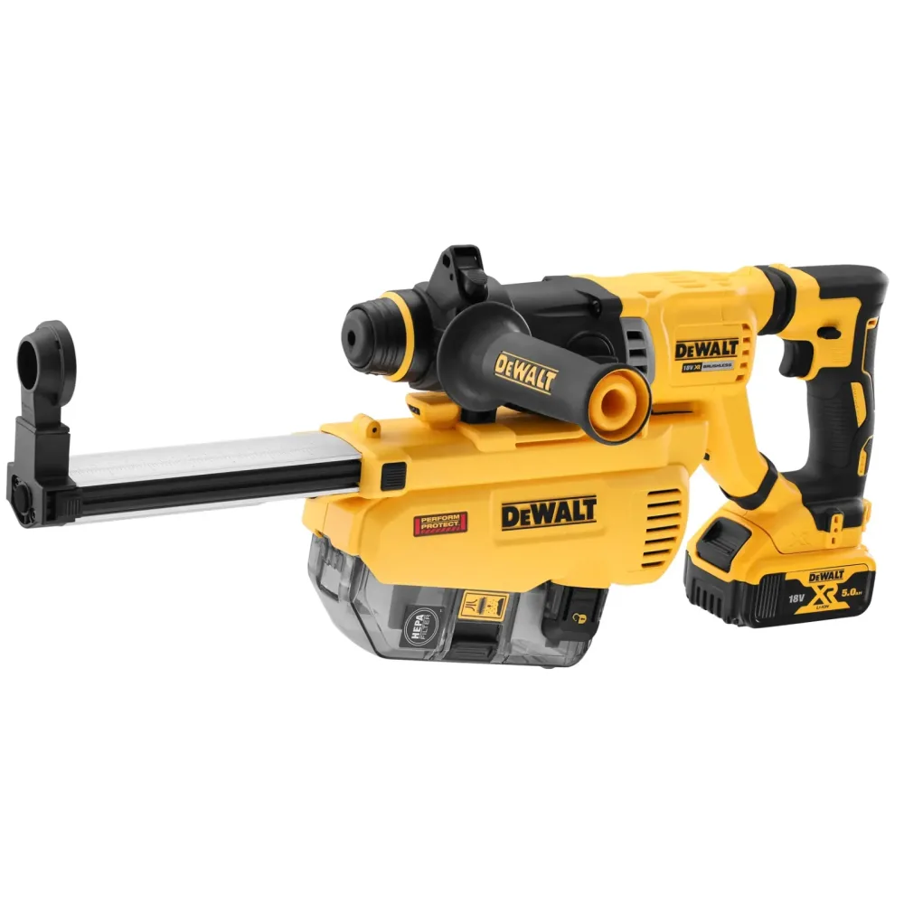 DeWalt aku kombinirani čekić DCH263P1 SDS-plus 18 V XR — 3,0 J, 28 mm, 1 × 5,0 Ah — slika 3 od 3