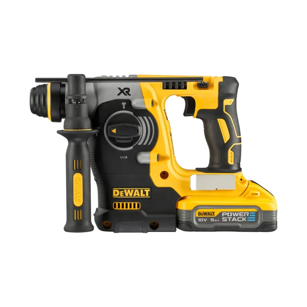 DeWalt aku kombinirani čekić DCH273H2T SDS-plus 18 V XR — 2,1 J, 2 × 5,0 Ah POWERSTACK, TSTAK — slika 2 od 7