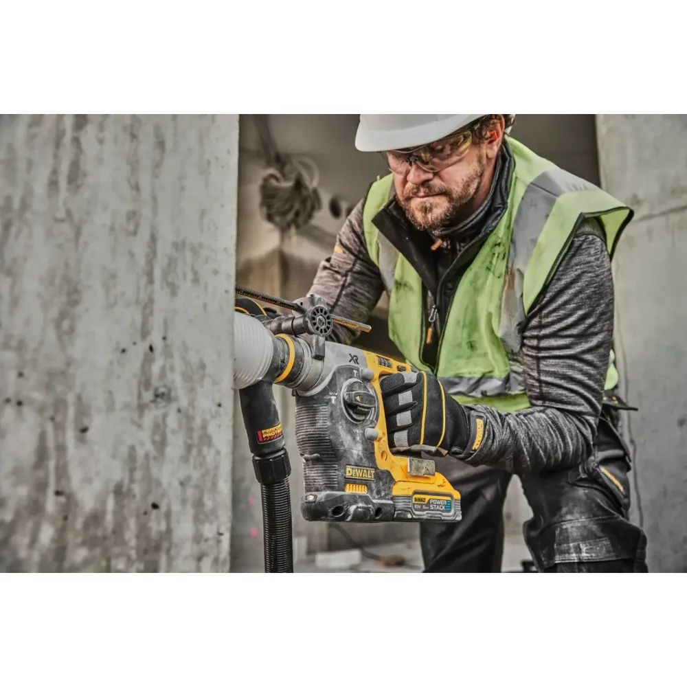 DeWalt aku kombinirani čekić DCH273H2T SDS-plus 18 V XR — 2,1 J, 2 × 5,0 Ah POWERSTACK, TSTAK — slika 6 od 7